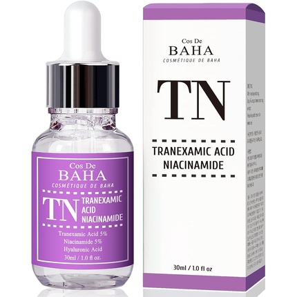 Cos De Baha Tn Tranexamic Acid 5% Serum with Niacinamide 5% for Face and Neck