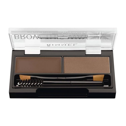 Rimmel London - Rimmel London Brow This Way Eyebrow Sculpting Kit 002 Medium Brown Perfect Eyebrows Set 2 Grams