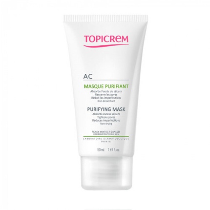 Topicrem - Topicrem Cleansing Mask For Oily And Combination Skin Ac Purifying Mask 50 Ml