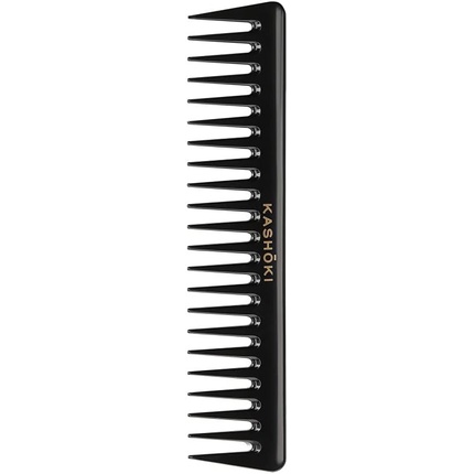 T4B KASHOKI Lockenkamm – Grobe Zahnung Für Lockiges & Dickes Haar, 29,5 Cm