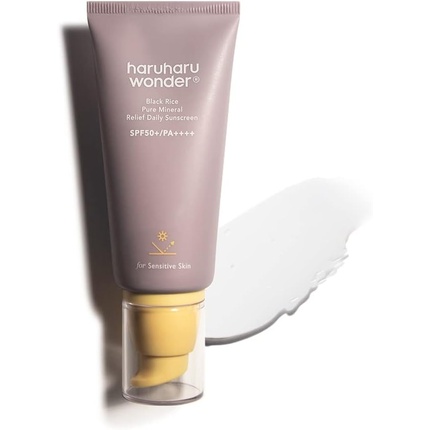 Haruharu Wonder - Haruharu Wonder Black Rice Pure Mineral Relief Daily Sunscreen 50ml - For All Skin Types Including Sensitive Skin