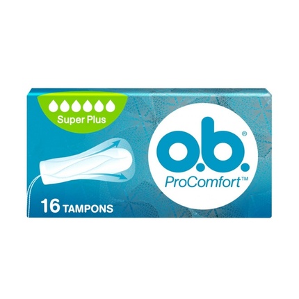 Johnson & Johnson - Johnson & Johnson Ob Procomfort Super Plus Tampons 16 Units