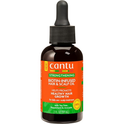 Cantu - Cantu Strengthening Biotin-Infused Hair & Scalp Oil with Rosemary and Mint 59ml