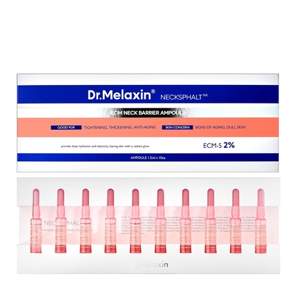 Necksphalt Neck ECM Barrier Ampoule for Anti-Aging Neck Skin Tightening
