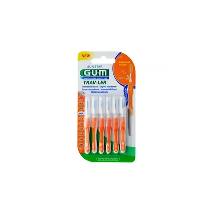 Sunstar - Sunstar Gum Gum Travler Interdental Brush 09 Mm Pack Of 6