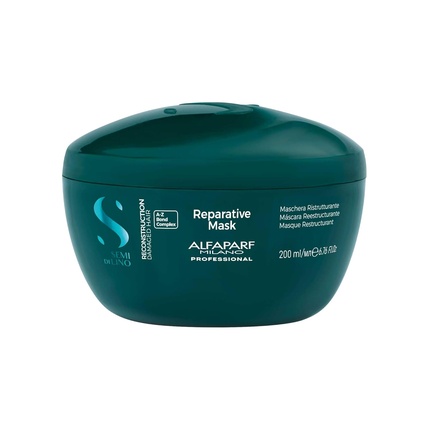 Alfaparf Milano - Alfaparf Milano Semi di Lino Reconstruction Reparative Mask Color Safe Deep Conditioning Hair Mask for Medium to Thick Hair 6.88 oz