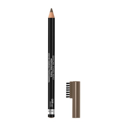 Rimmel London - Rimmel Brow This Way Brow Pencil With Brush 005 Ash Brown 0.25g