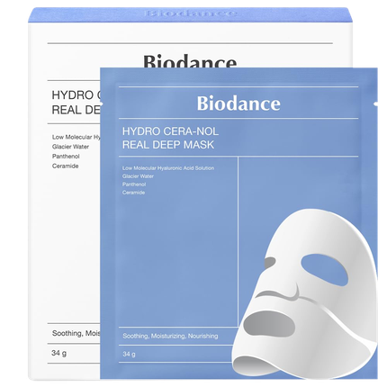 Biodance - Biodance Hydro Cera-Nol Real Deep Mask - 1 Box 34g X 4 Pieces