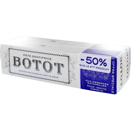 Wholesale Botot Fig Mint Cinnamon Toothpaste 75ml - Pack of 2 - Qogita