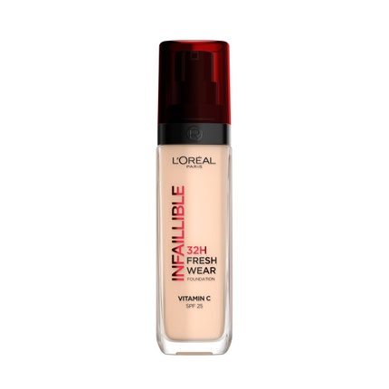 L'Oréal L'Oreal Infaillible 32h Fresh Wear Foundation Long-Lasting Face Foundation 020 Ivory 30ml