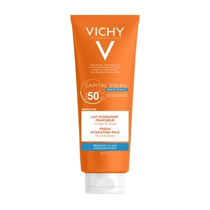 Vichy - Vichy Capital Soleil Face And Body Milk Spf 50 300ml Protective Lotion
