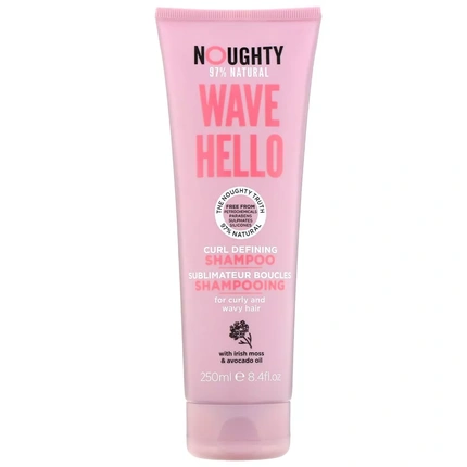 Noughty Wave Hello Curl Defining TRIO BUNDLE of SHAMPOO x 250ml & CONDITIONER x 250ml & TAMING CREAM CREME x 150ml