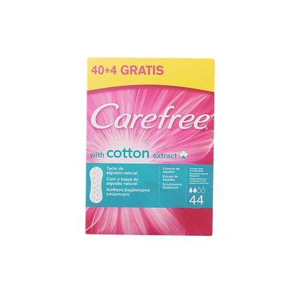 Carefree - Carefree Carefree With Cotton Extract Pantyliners 44 Units