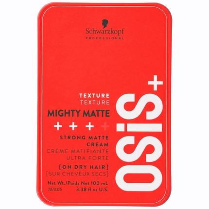 Schwarzkopf - Schwarzkopf Professional Osis+ Mighty Matte Hair Styling Cream 100ml
