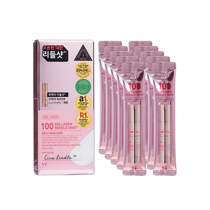 Vt Cosmetics - Vt Cosmetics 100 Collagen Reedle Shot 2ml X 10 Pieces