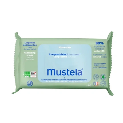 Mustela - Mustela Mustela Cleansing Wipes With Avocado 60 Units