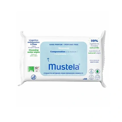 Mustela - Mustela Mustela Biodegradable Wipes 60 Units