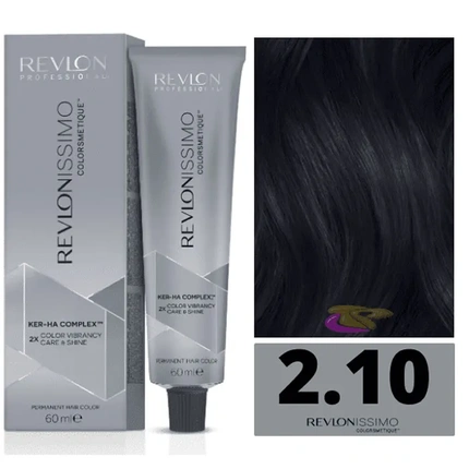 Revlon - Revlon Revlonissimo Colorsmetique 210 Bluish Black Hair Color 60ml