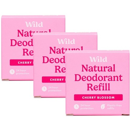 Wild Cherry Blossom Natural Deodorant Refill 40g