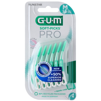 Gum - Gum Soft Picks Pro Medium 690 Interdental Cleaners For Effective Oral Care