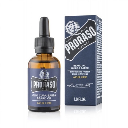 Proraso - Proraso Blue Beard Oil With Mediterranean Citrus Azur Lime 30 Ml