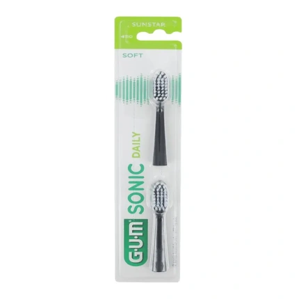 Gum - Gum Gum Sonic Daily Refills Black Brush 2 Units