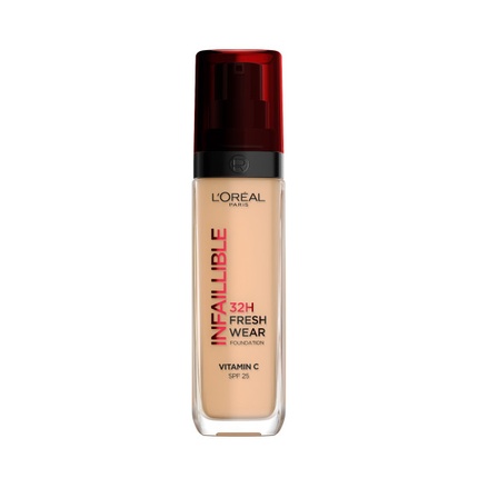 L'Oréal - L'Oreal Infallible 32h Fresh Wear Foundation Long-Lasting Face Foundation 220 Sand 30ml