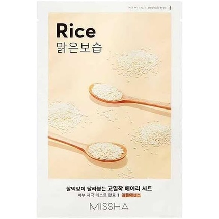 Missha - Missha Airy Fit Rice Sheet Mask 19g