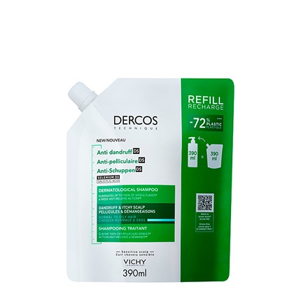 ‎Dercos - Dercos Antidandruff Shampoo For Normal To Oily Hair 390ml Refill
