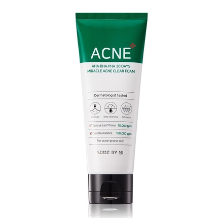 Some By Mi Aha.Bha.Pha Miracle Acne Clear Foam - 100ml product image