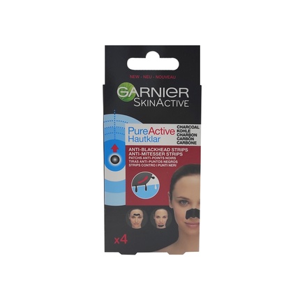 Garnier - Garnier Skin Naturals Charcoal Pore Strips - 4 Pieces