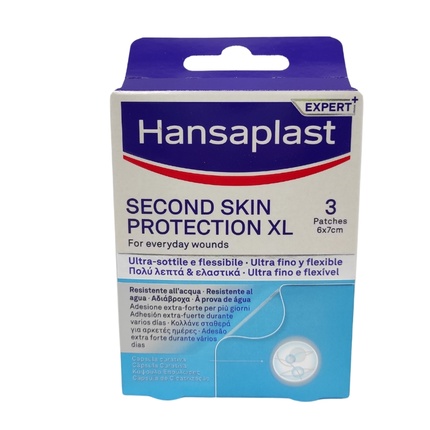 Hansaplast - Hansaplast Second Skin Protection Xl Advanced Hydrocolloid Dressings 6x7cm - 3 Pieces