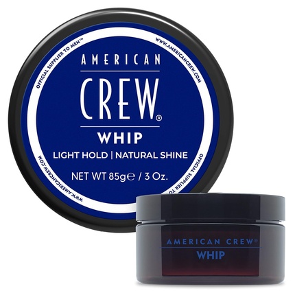 American Crew - American Crew Men's Whip Styling Cream Light Hold Natural Shine 3 Oz
