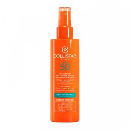 Collistar Sun Care Active Protection Milk Spray Ultrarapid Application Spf50 200 Ml