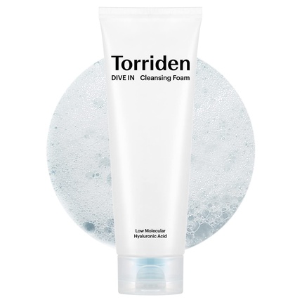Torriden - Torriden DIVE-IN Cleansing Foam Face Wash 5.07 fl oz. Hydrating Daily Facial Cleanser with Hyaluronic Acid Panthenol Allantoin Vegan and Cruelty Free