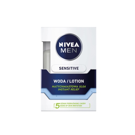 Nivea - NIVEA Men Sensitive Aftershave Lotion 100ml - Alcohol-Free, Moisturizing Formula