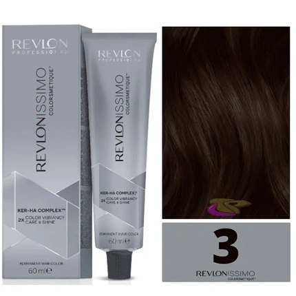 Revlon - Revlon Revlonissimo Colorsmetique 3 Dark Brown Hair Color 60ml