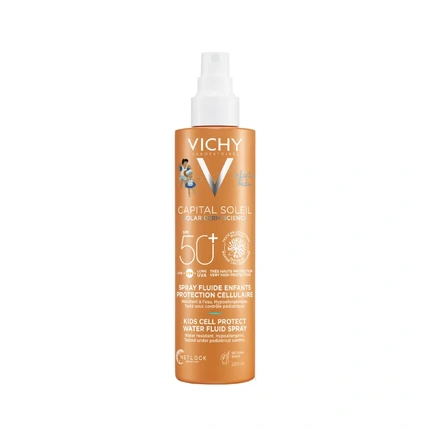 Vichy - Vichy Capital Soleil Kids Cell Protect Water Fluid Spray Spf 50 200 Ml
