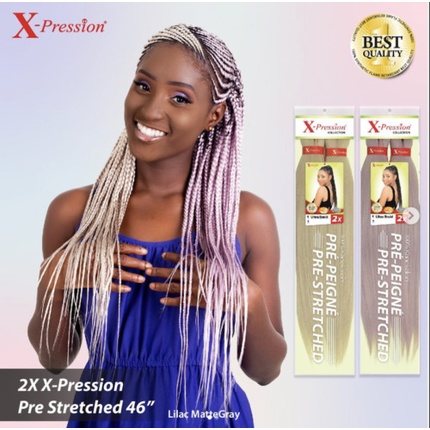 2x X-Pression Pre-Stretched Braid 160G Per Pack by Frontier's Beauty (4)