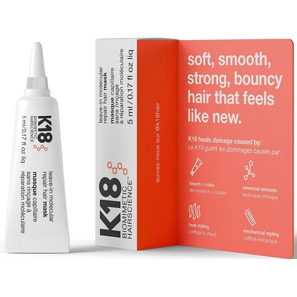 K18 - K18 Biomimetic Hairscience Leave-In Molecular Repair Hair Mask 5ml 1g