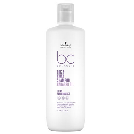 Schwarzkopf - Schwarzkopf Professional Bc Bonacure Frizz Away Smoothing Shampoo For Frizzy Hair 1000ml