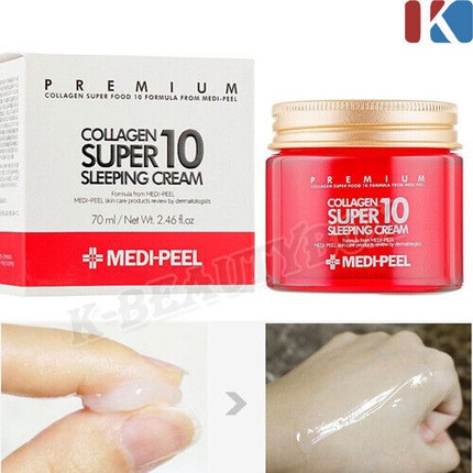 Amorepacific - MEDI PEEL Collagen Super 10 Sleeping Cream 70ml Night Cream Collagen Cream