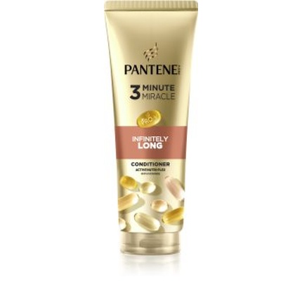 Pantene Pro-V Inifnitely Long 3 Minute Miracle Conditioner for long and weakened hair 220 ml. Pro-V and Active Nutri-Plex formula. Helps regenerate hair surface