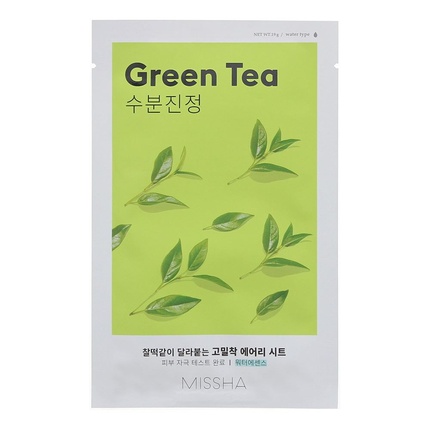 Missha - Missha Airy Fit Green Tea Sheet Mask 19g
