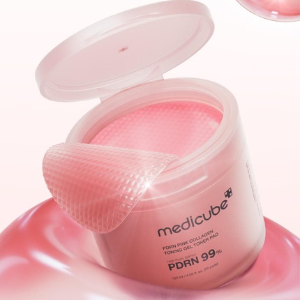 Medicube PDRN Pink Collagen Toning Gel Toner Pad