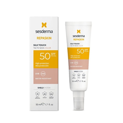 Sesderma - Sesderma Tinted Facial Sunscreen Spf 50 Repaskin Silk Touch Color 50 Ml