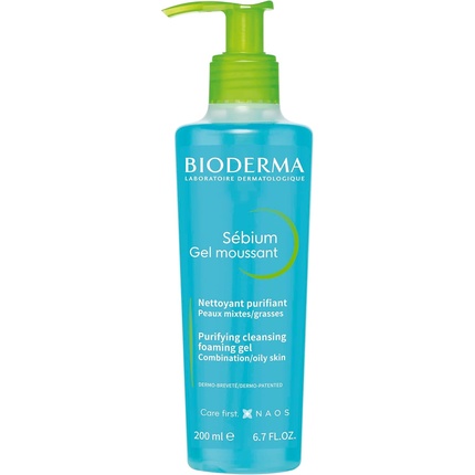 Bioderma - Bioderma Sebium Foaming Gel 200ml Gentle Cleansing Gel For Oily Skin
