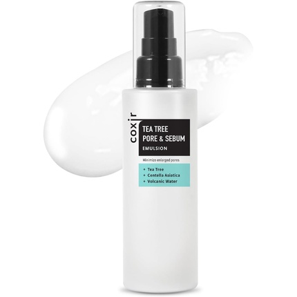 Coxir - COXIR Tea Tree Pore & Sebum Emulsion 100ml for Oil Balance and Pore Minimization