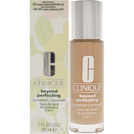 Clinique - Clinique Beyond Perfecting Foundation + Concealer CN 40 Cream Chamois 30ml 1 fl.oz. 7 Cream Chamois VF-G