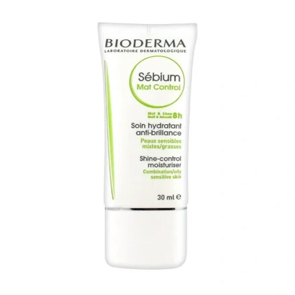 Bioderma - Bioderma Sebium Mat Control Shinecontrol Moisturiser 30ml Mattifying Moisturizing Cream Against Skin Shine And Enlarged Pores